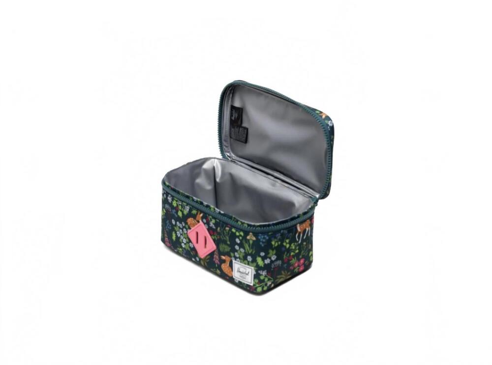 NEW HERSCHEL kids' heritage lunch box in deer woodland